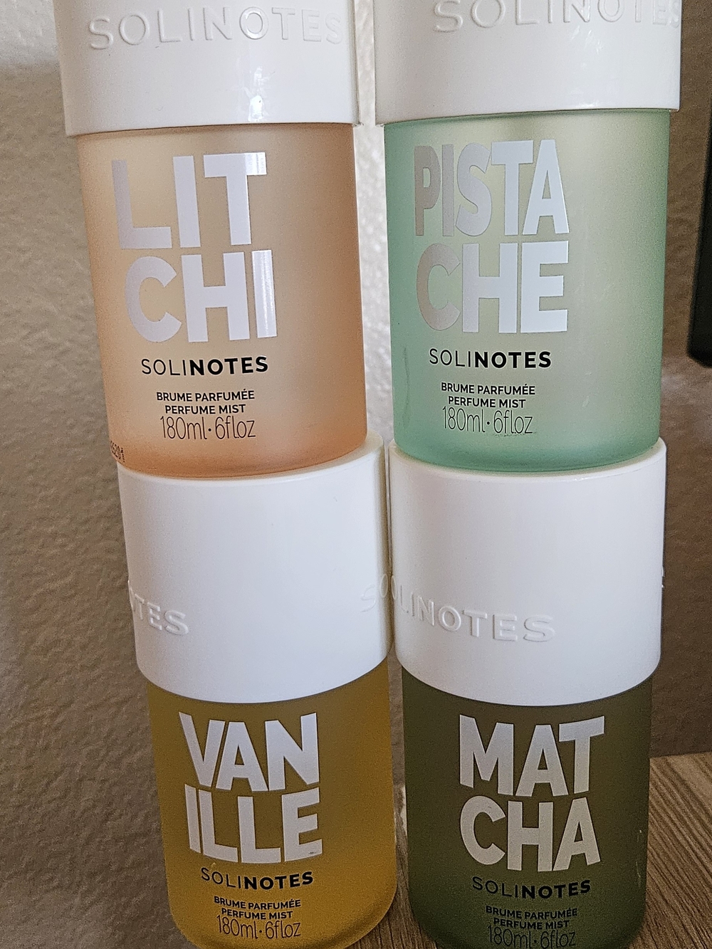 Solinotes Litchi, Pistache, Vanille & Matcha Perfume Mist Set